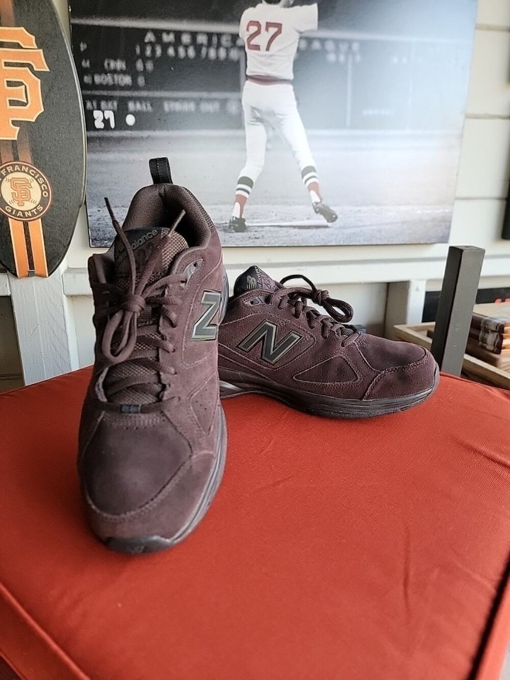 NEW BALANCE MENS MX6230D3 TRAINING WALKING SHOES SUEDE BROWN SIZE 11